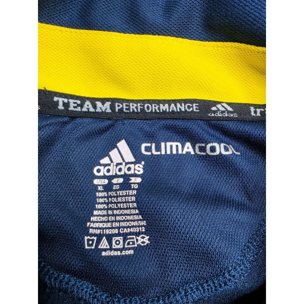 Adidas ClimaCool Michigan Wolverines Football Shirt Men's XL Blue Performance